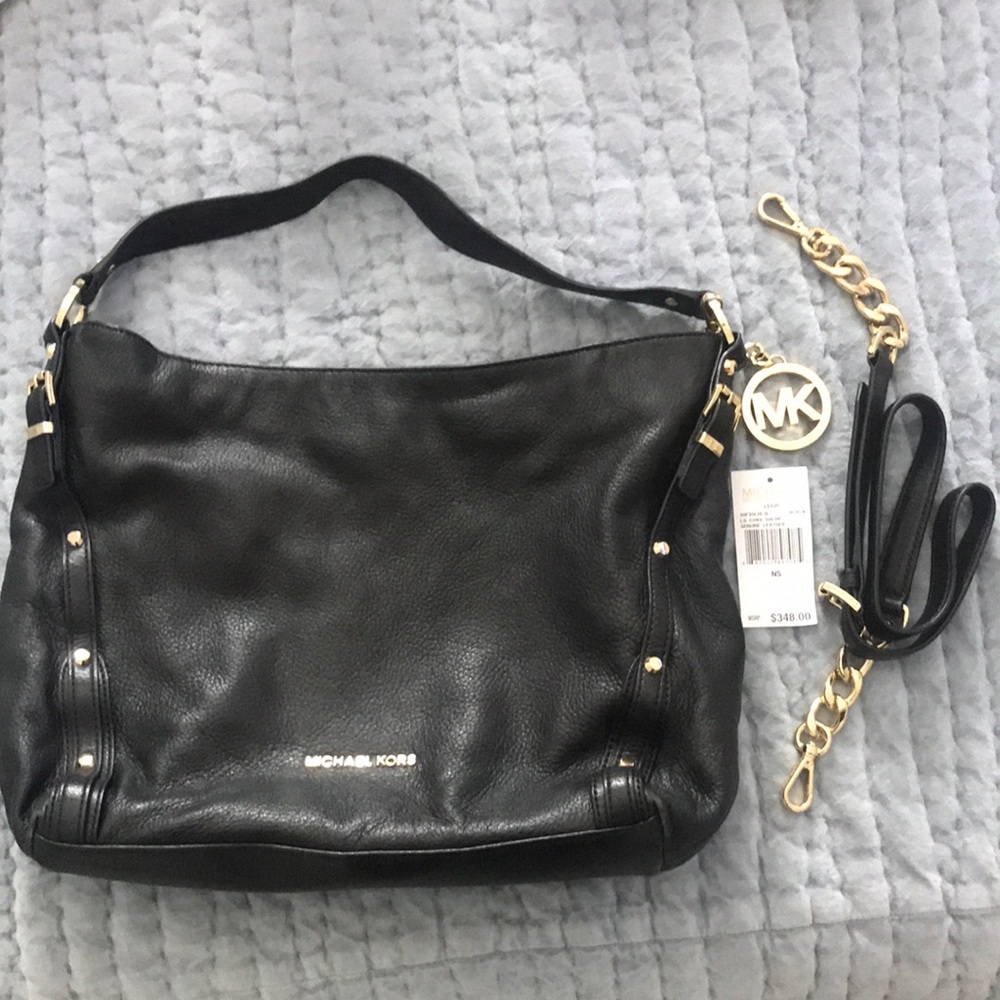 Beautiful MICHAEL KORS handbag with gold studs! Barely used!
